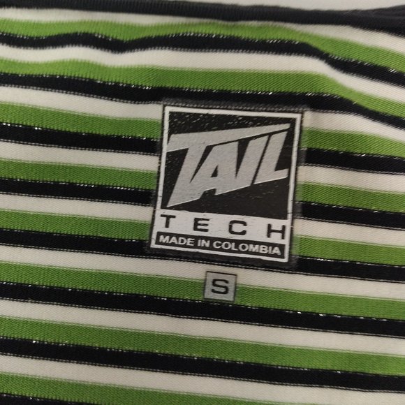 Tail Tech Multicolor Striped V-Neck Tank Top Small - Picture 6 of 7